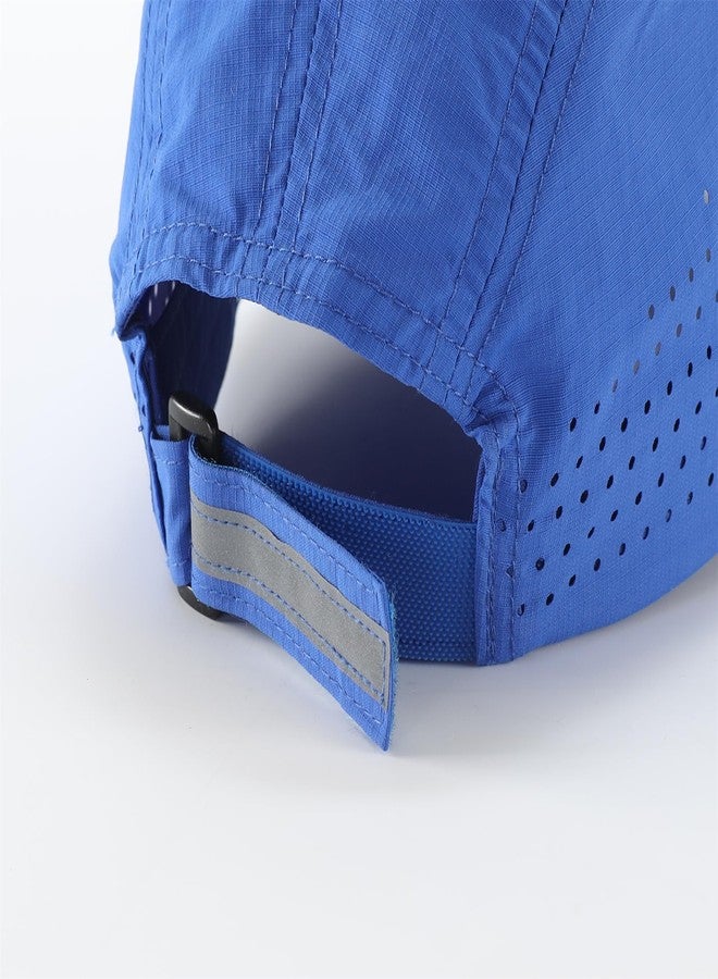 Connectyle Men's Performance Baseball Cap for Running & Golf UV Sun Protection Quick Dry Fit Hat Adjustable Sport Cap Blue - Image 4